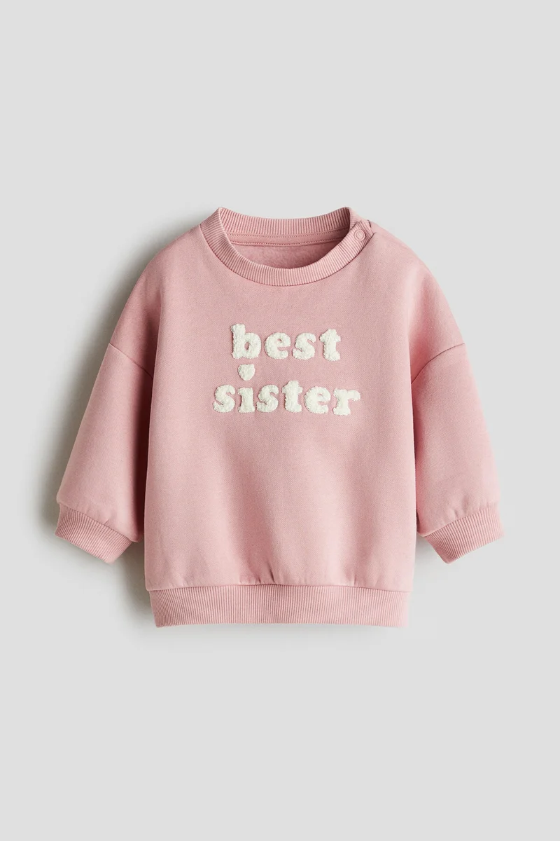 H&M Terry-appliqué sweatshirt